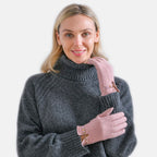 Winter Must-Have - Cashmere Touch Screen Gloves - Pink