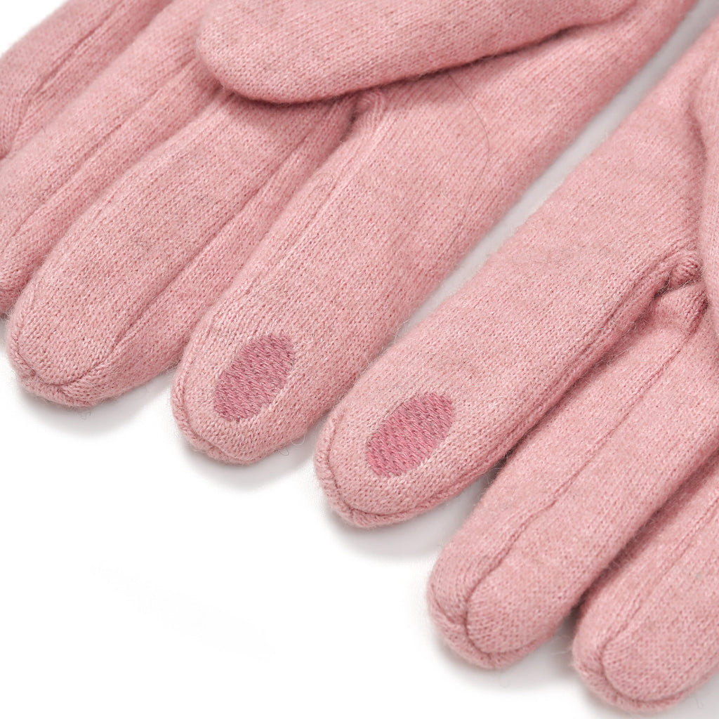 Winter Must-Have - Cashmere Touch Screen Gloves - Pink