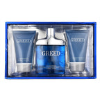 Greed Pour Homme 3 Piece Gift Set (Inc. 100ml EDP, 100ml Shower Gel - 100ml Body Lotion)