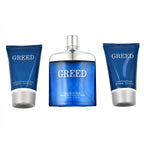 Greed Pour Homme 3 Piece Gift Set (Inc. 100ml EDP, 100ml Shower Gel - 100ml Body Lotion)