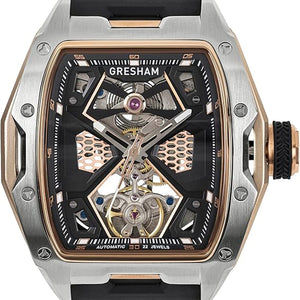 Gresham Automatic Mens Watch in Rubber