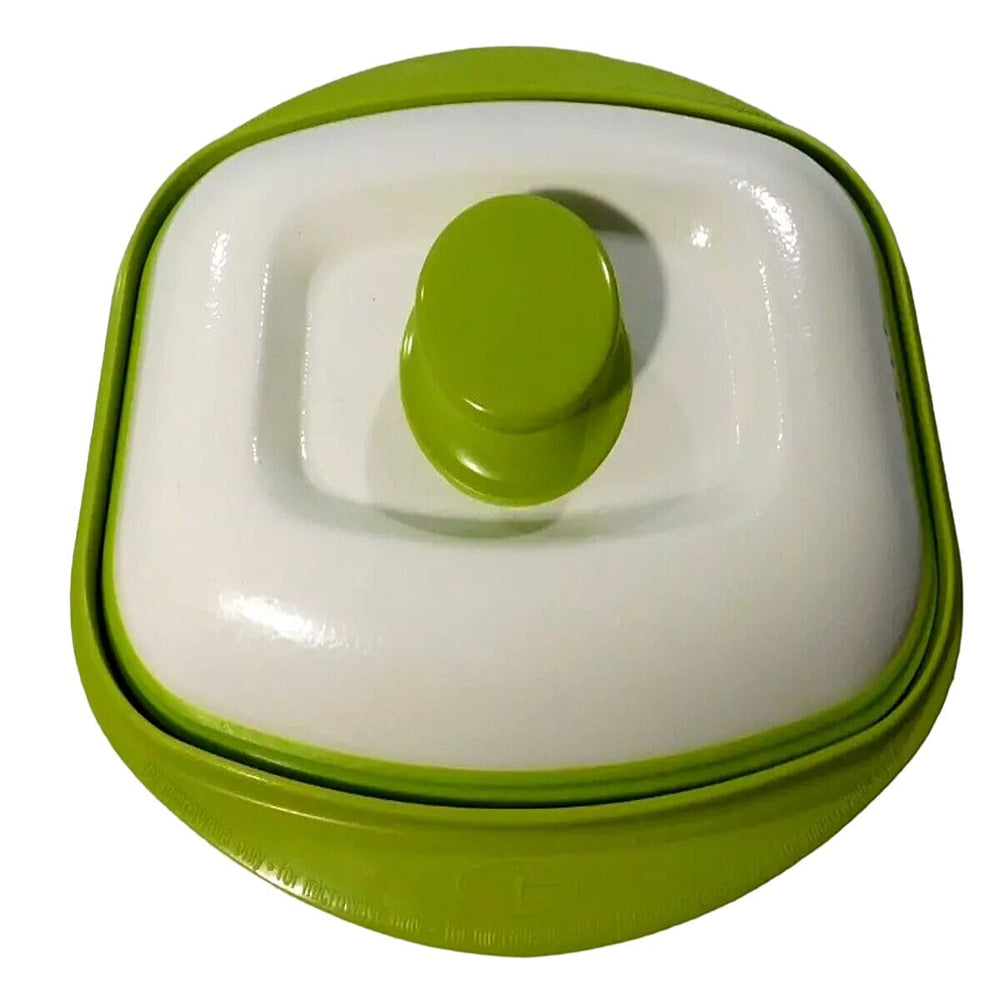 Rangemate Long Grill Multipurpose Microwave Pan - Green & White