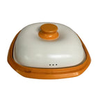 Rangemate Long Grill Multipurpose Microwave Pan - Orange & White