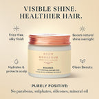Grow Gorgeous Balance Shine-Enhancing Overnight Mask - 200ml