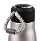 Grunwerg Lighweight Vacuum Insulated Travel Bottle (0.5L) - Matt Silver - 10hrs HOT, 30 hrs COLD