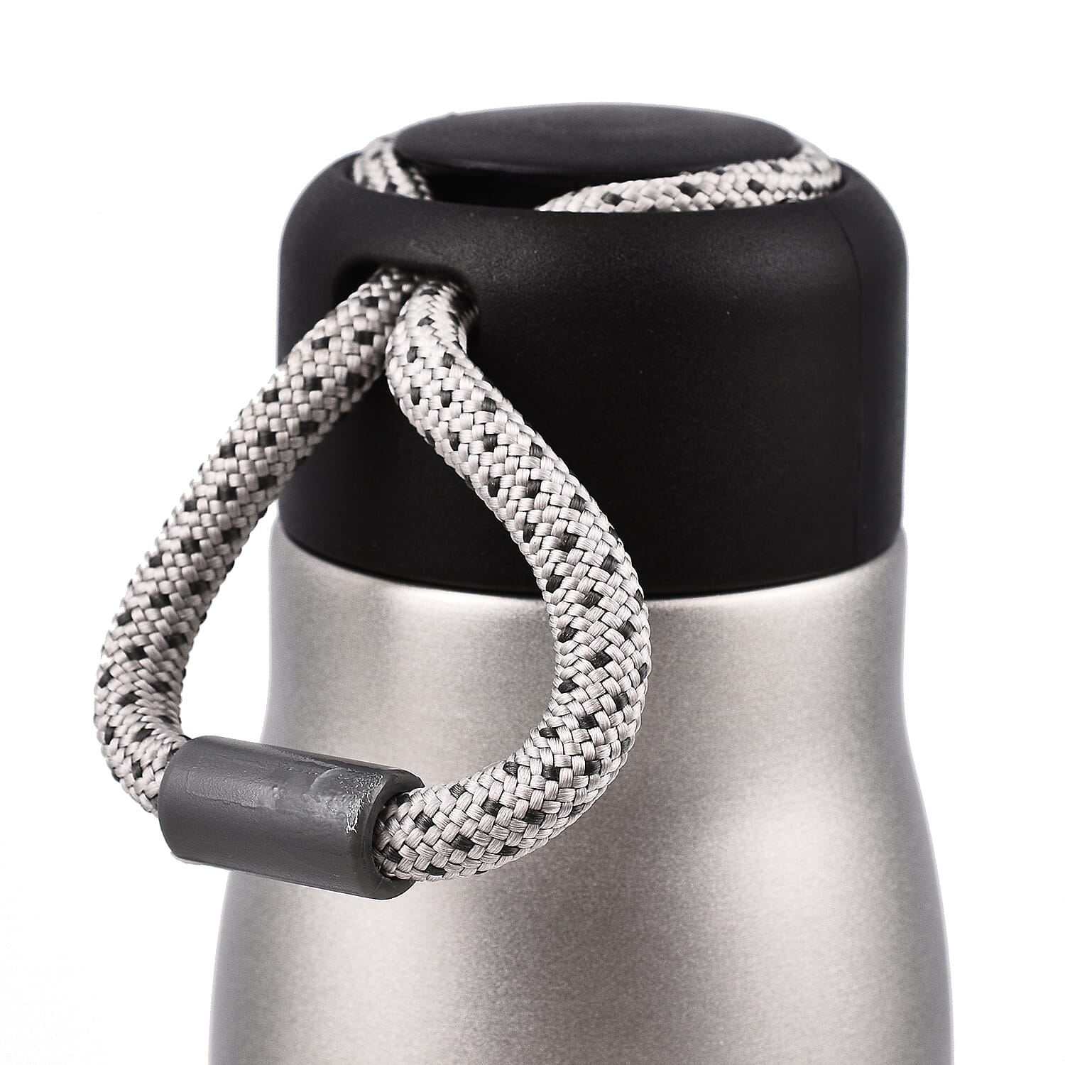 Grunwerg Lighweight Vacuum Insulated Travel Bottle (0.5L) - Matt Silver - 10hrs HOT, 30 hrs COLD