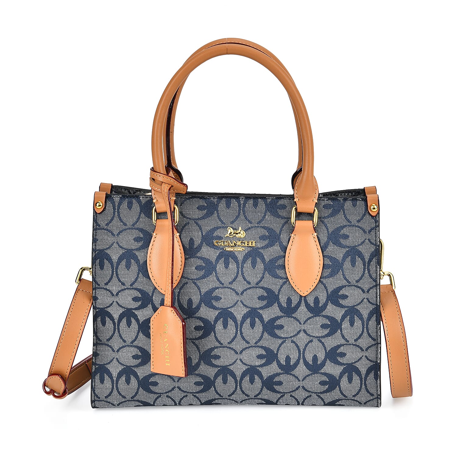 GUANCHI Crossbody Bag with Shoulder Strap - Blue
