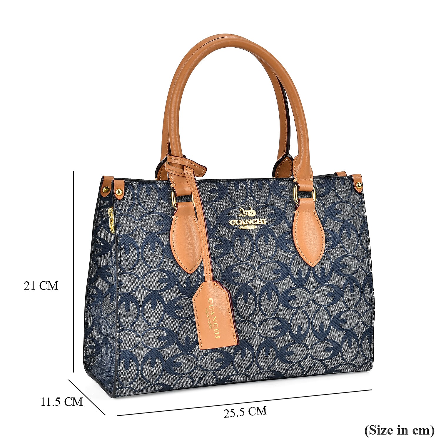 GUANCHI Crossbody Bag with Shoulder Strap - Blue