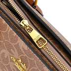 GUANCHI Crossbody Bag with Shoulder Strap - Brown