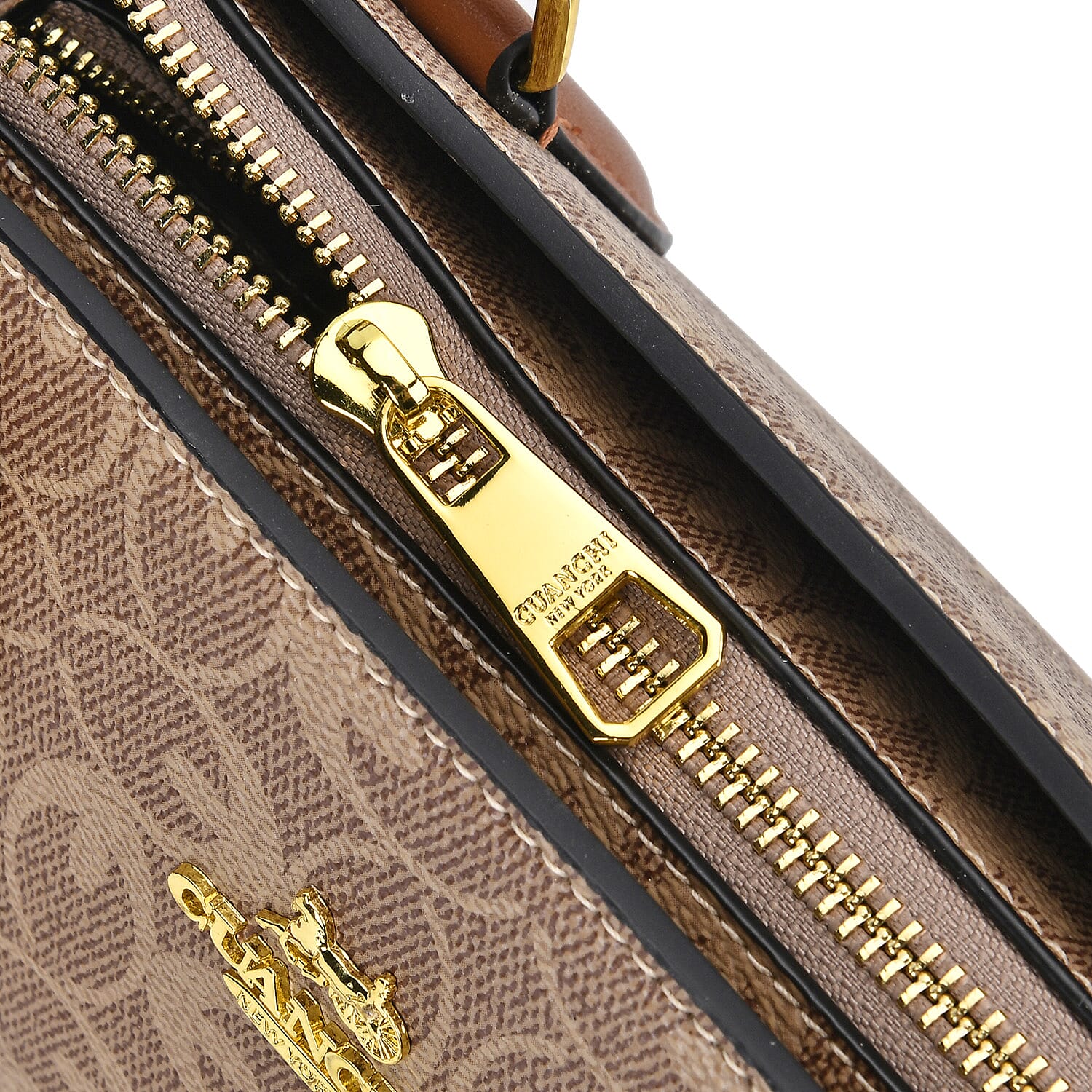 GUANCHI Crossbody Bag with Shoulder Strap - Brown