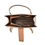 GUANCHI Shoulder Bag with Exterior Zipped Pocket - Off White