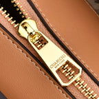 GUANCHI Shoulder Bag with Exterior Zipped Pocket - Off White