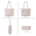 GUANCHI Tote Bag with Detachable Coin Pouch - Off White
