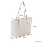 GUANCHI Tote Bag with Detachable Coin Pouch - Off White