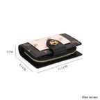 Guanchi Horse and Carriage Print Wallet - Black & Cream