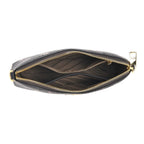 Guanchi Stylish Crossbody Bag with Shoulder Chain Strap - Dark Coffee