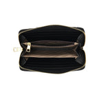 Guanchi Stylish Patterned Wallet - Black & Beige