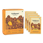 Gudhgrams  Budhgrams  PINCH  Budhgrams  PINCH  MANGO - GINGER  A delightful play between the joy of sweet mangoes and the spicy hit of dry ginger, this ones a real treat for the taste buds.