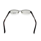 Guess Brown Rectangular Half-Rim Readers With Decorative Guess Logo On Sides (Power 3)