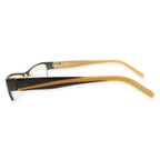 Guess Dark Green & Beige Rectangular Semi-Rimless Readers (Power 1.5)