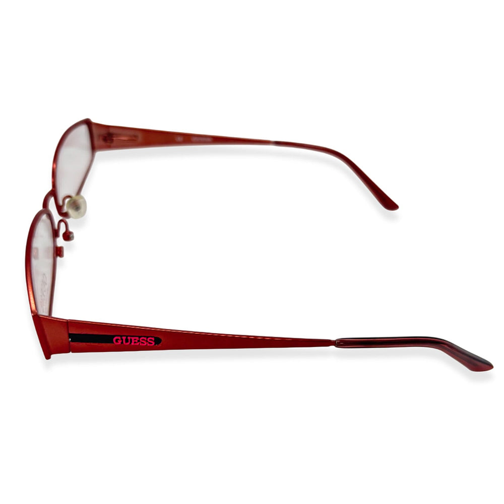 Guess Pink Oval Metal Readers With Guess Logo On Sides (Power 1.5)