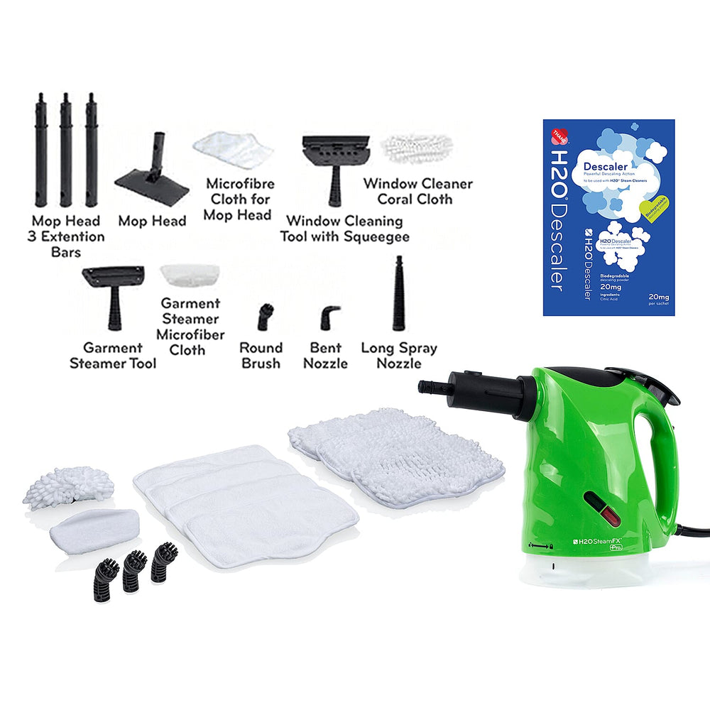 H2O FX Pro-Handheld Multi Purpose Mop & Cleaner (Inc. Prestige, Accessory & Premium Pack Kit)