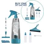Spring BOGOF Offer- 14 Piece H20 E3 Multi-Purpose Home Cleaning Solution, inc Activator Bottle, Mop Unit, Travel Bottles and Glass Squeegee