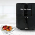 Deluxe Fry Digital Air Fryer From Hamilton Beach 5L - 1500w - Air Fry, Roast, Bake, Reheat - Uses little to no oil - 12 Cooking Presets - 80-200c