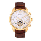 Automatic Mens Watch in Leather