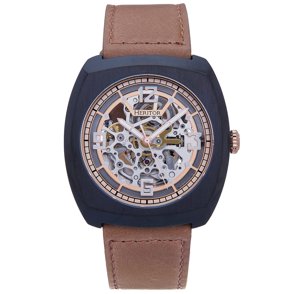 Automatic Mens Watch in Leather