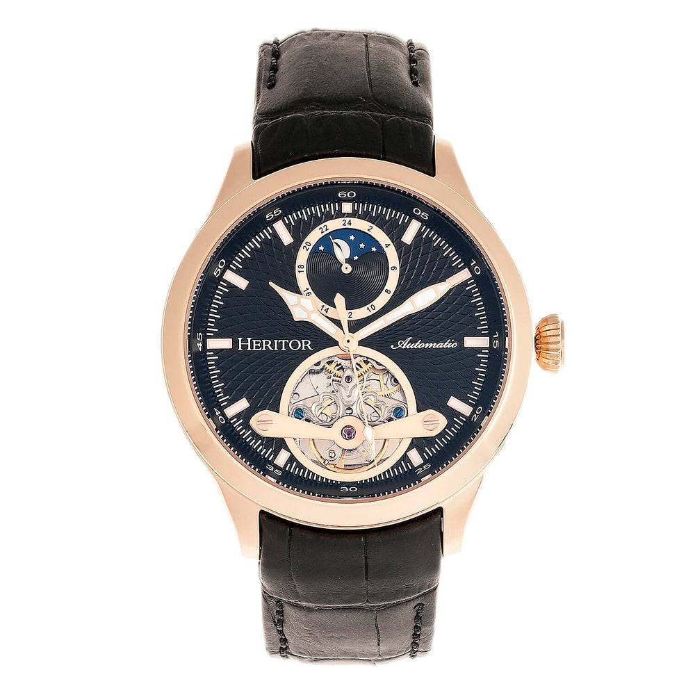 Automatic Mens Watch in Leather