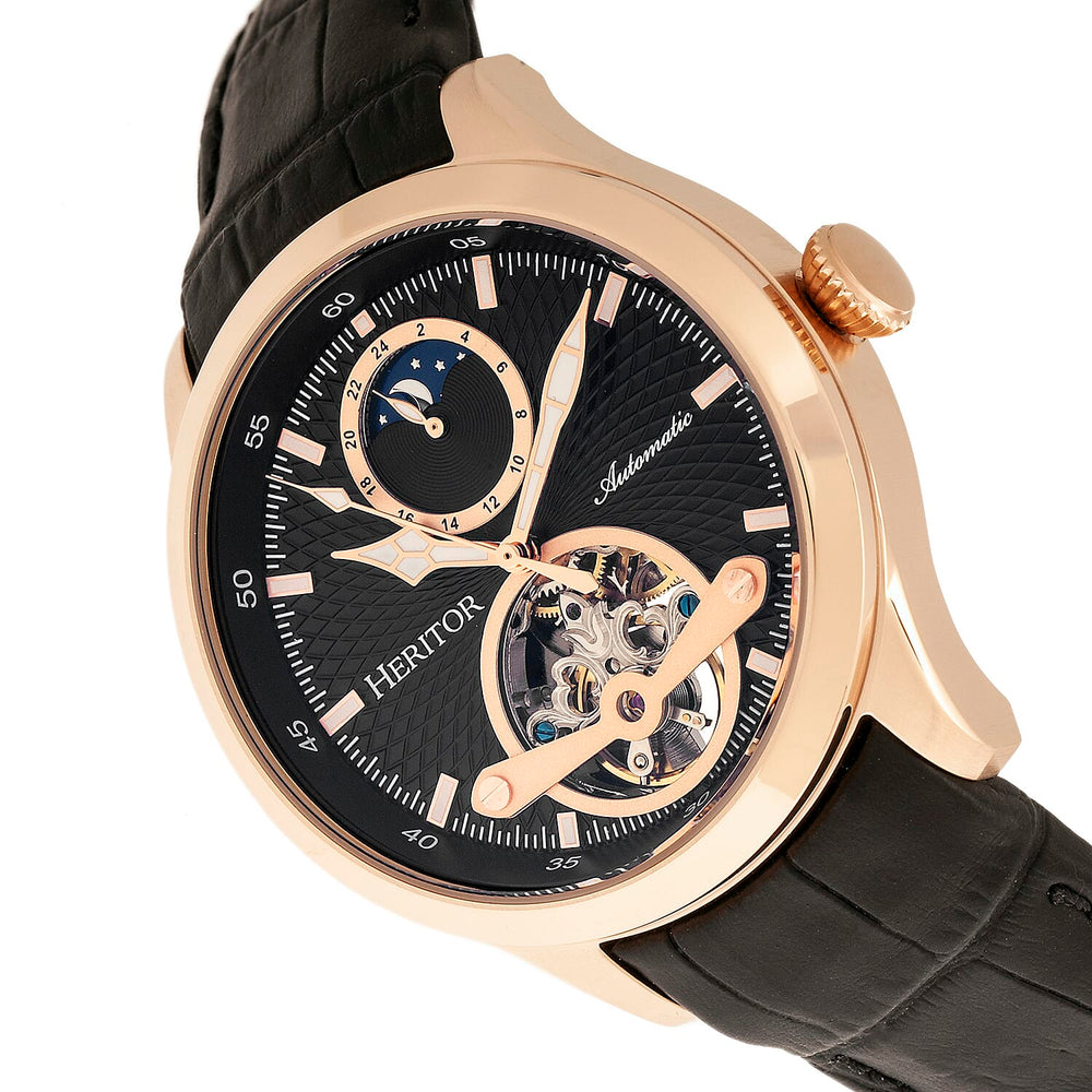 Automatic Mens Watch in Leather
