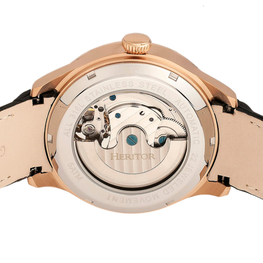 Automatic Mens Watch in Leather