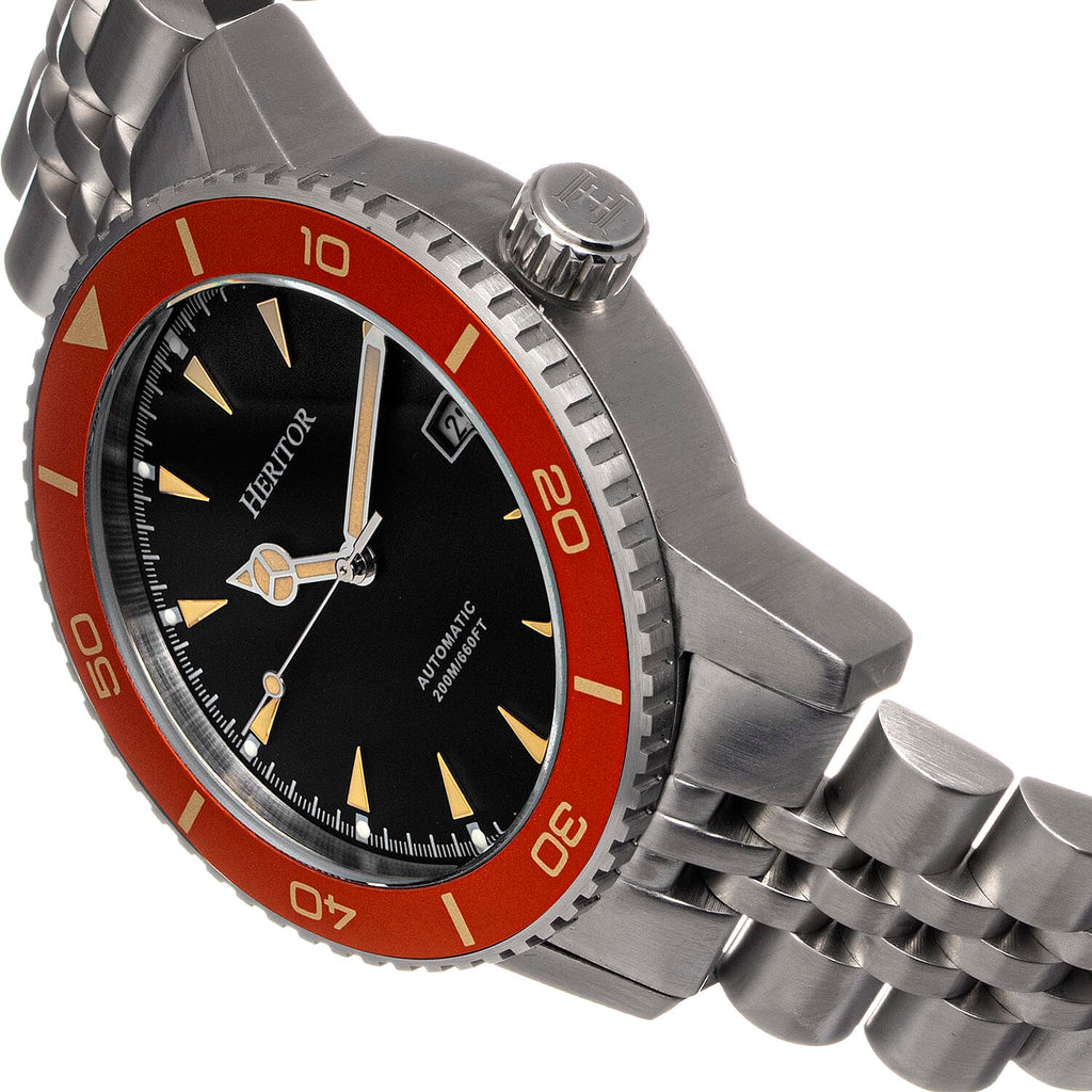 Automatic Mens Watch in Leather