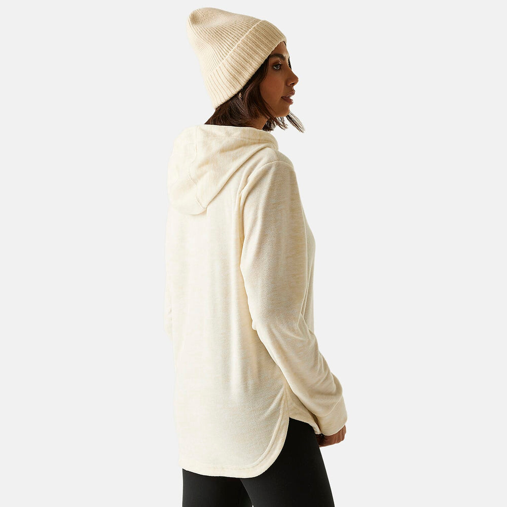 Regatta Womens Marl Fleece Hoodie (Size 24) - Lightvanilla