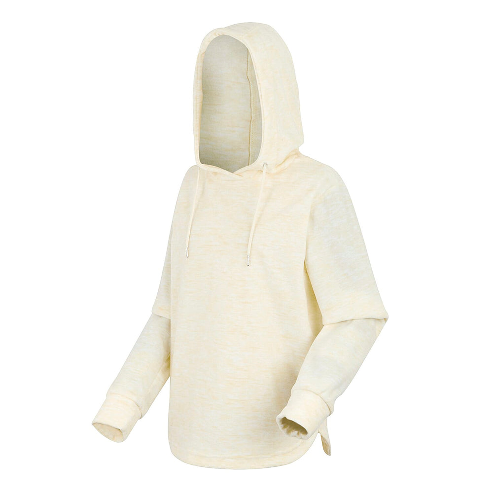 Regatta Womens Marl Fleece Hoodie (Size 24) - Lightvanilla