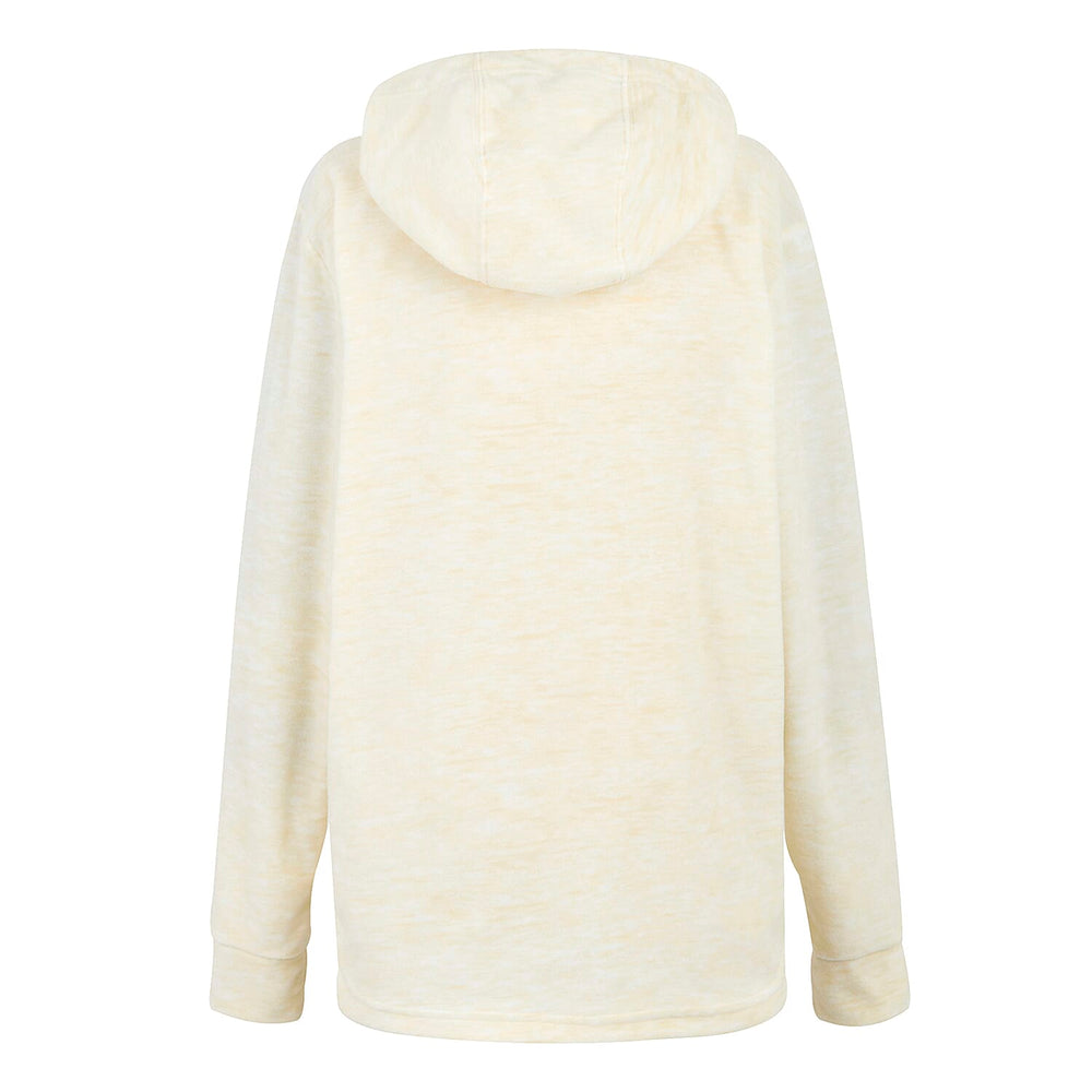 Regatta Womens Marl Fleece Hoodie (Size 24) - Lightvanilla