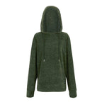 Regatta Womens Marl Fleece Hoodie (Size 22) - Dark Khaki