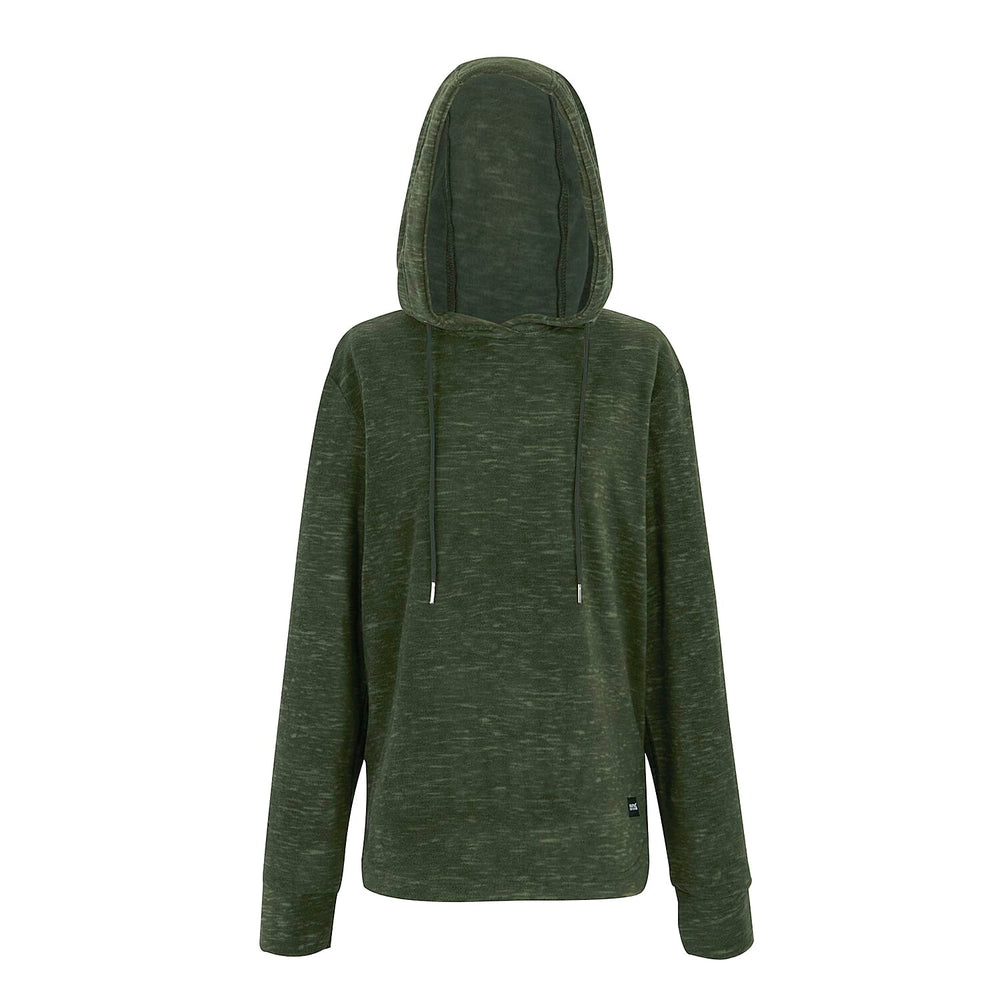 Regatta Womens Marl Fleece Hoodie (Size 24) - Dark Khaki