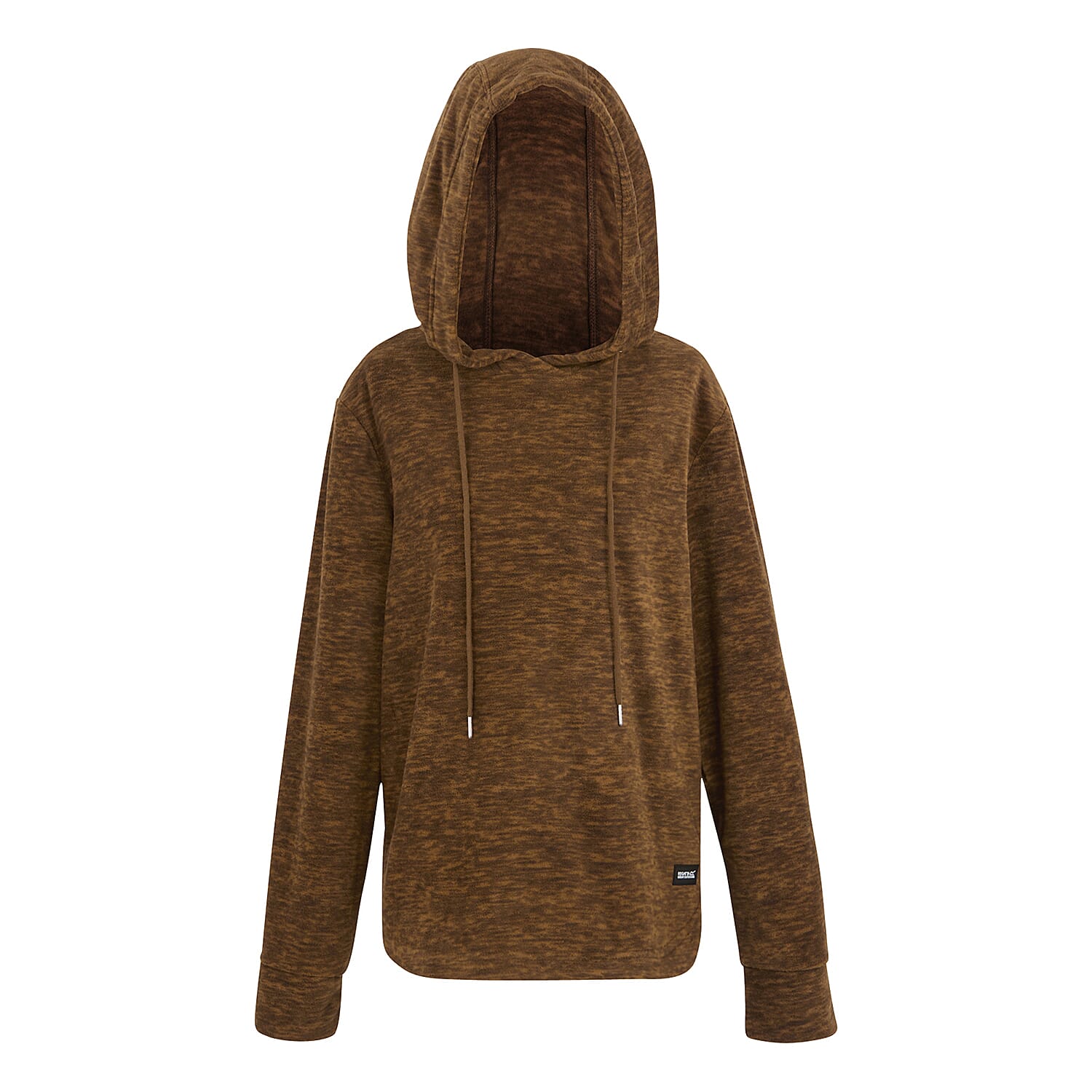 Regatta Womens Marl Fleece Hoodie (Size 12) - Glazedginge