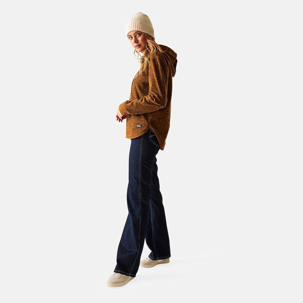 Regatta Womens Marl Fleece Hoodie (Size 18) - Glazedginge