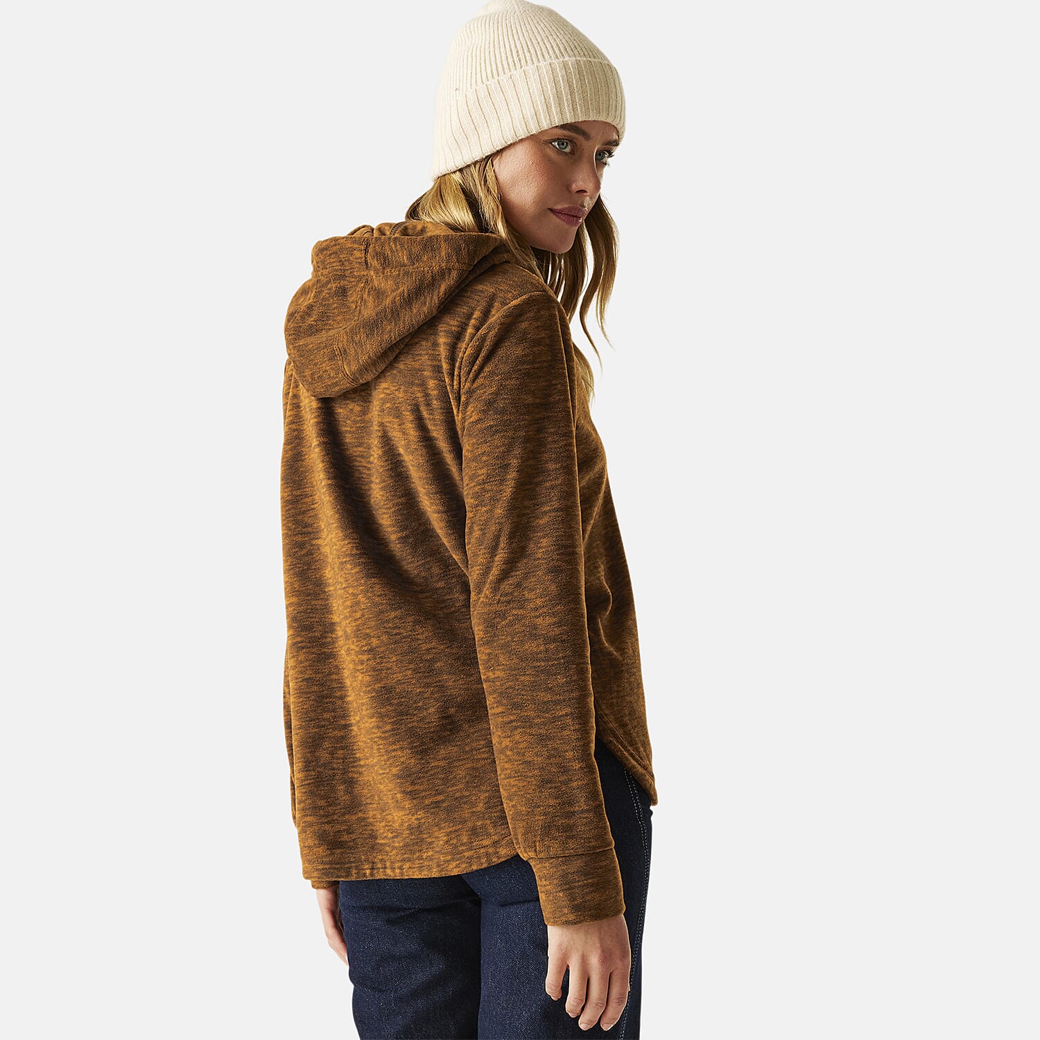 Regatta Womens Hoodie With Drawstring (Size 26) - Glazedginge