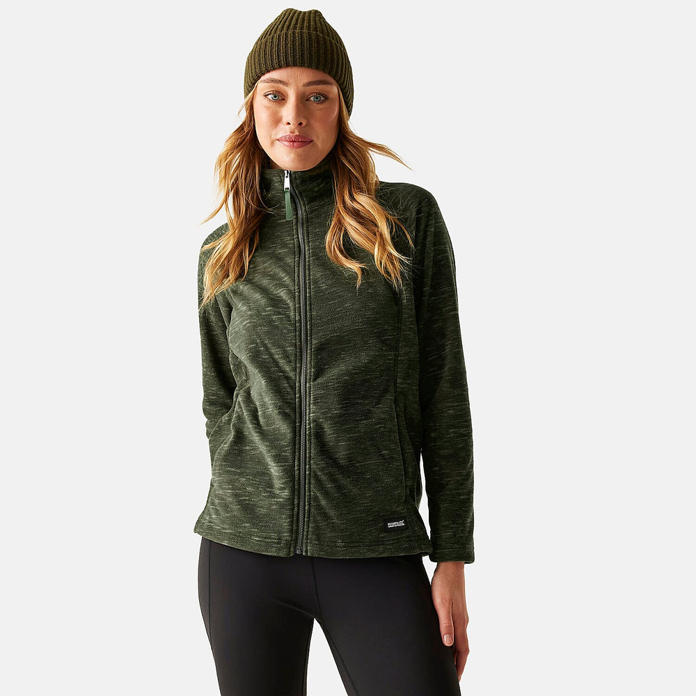 Regatta Full Zip Up Fleece Jacket (Size 14) - Dark Khaki