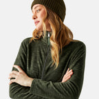 Regatta Full Zip Up Fleece Jacket (Size 16) - Dark Khaki