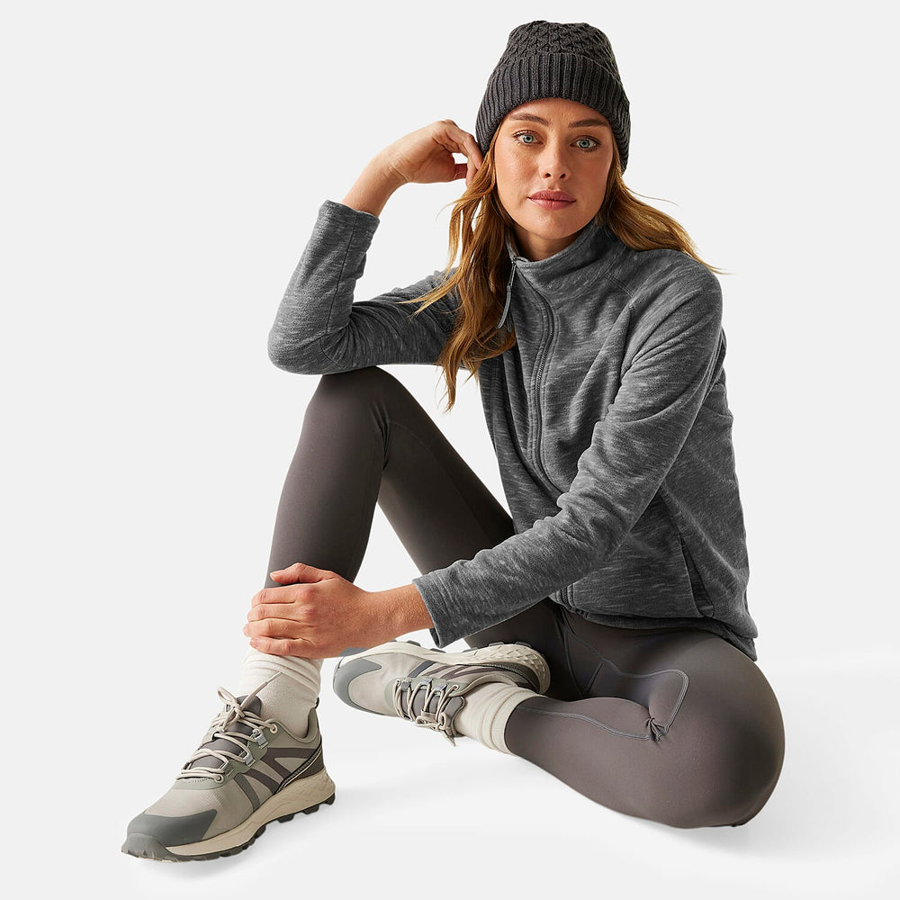 Regatta Full Zip Up Fleece Jacket (Size 14) - Seed Grey