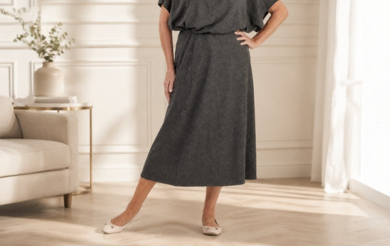 & Maisi Brushed Long Skirt