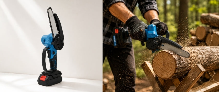21V Cordless 6-Inch Chainsaw