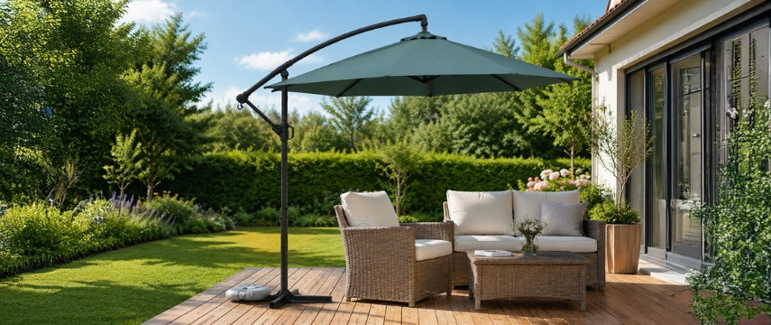 Bliss & Beyond 6-Rib Canopy Garden Parasol