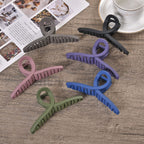 Set of 12 Hair Claw Clips (13cm) - Multi
