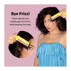 Flower Beauty Titanium 1.25 Inch Revolving Styling Iron (Hair Straightner) - Yellow